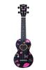 MAHALO Soprano UKULELE Art Series Heart MA1 HE Black