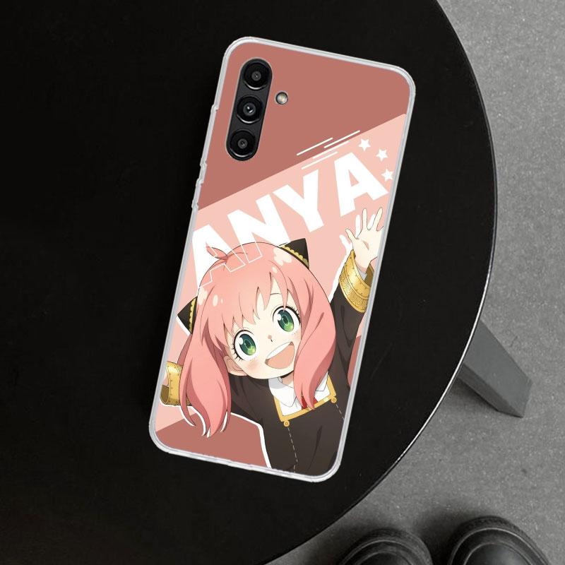 S-Spy Family Anya Phone Case Cover for Samsung Galaxy A17 A16 A26 A36 A56 A57 A37 A15 A25 A35 A55 A14 A24 A34 A54 A13 A23 A33 A5