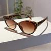 Vintage Oversized Cat Eye Sunglasses Women Fashion Trending Luxury Brand Designer Popular Sun Glasses Sexy Ladies Punk Shades Uv