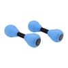 2pcs Water Floating Dumbbells EVA Foam Water Aerobic Exercise Foam Dumbbells for Swimming Pool