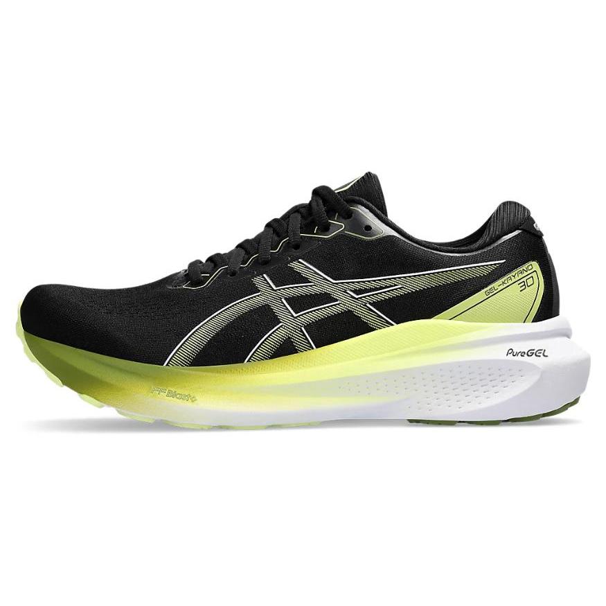 New Asics Gel Kayano 30 Extra Wide 'Black Glow Yellow' 1011B690-003