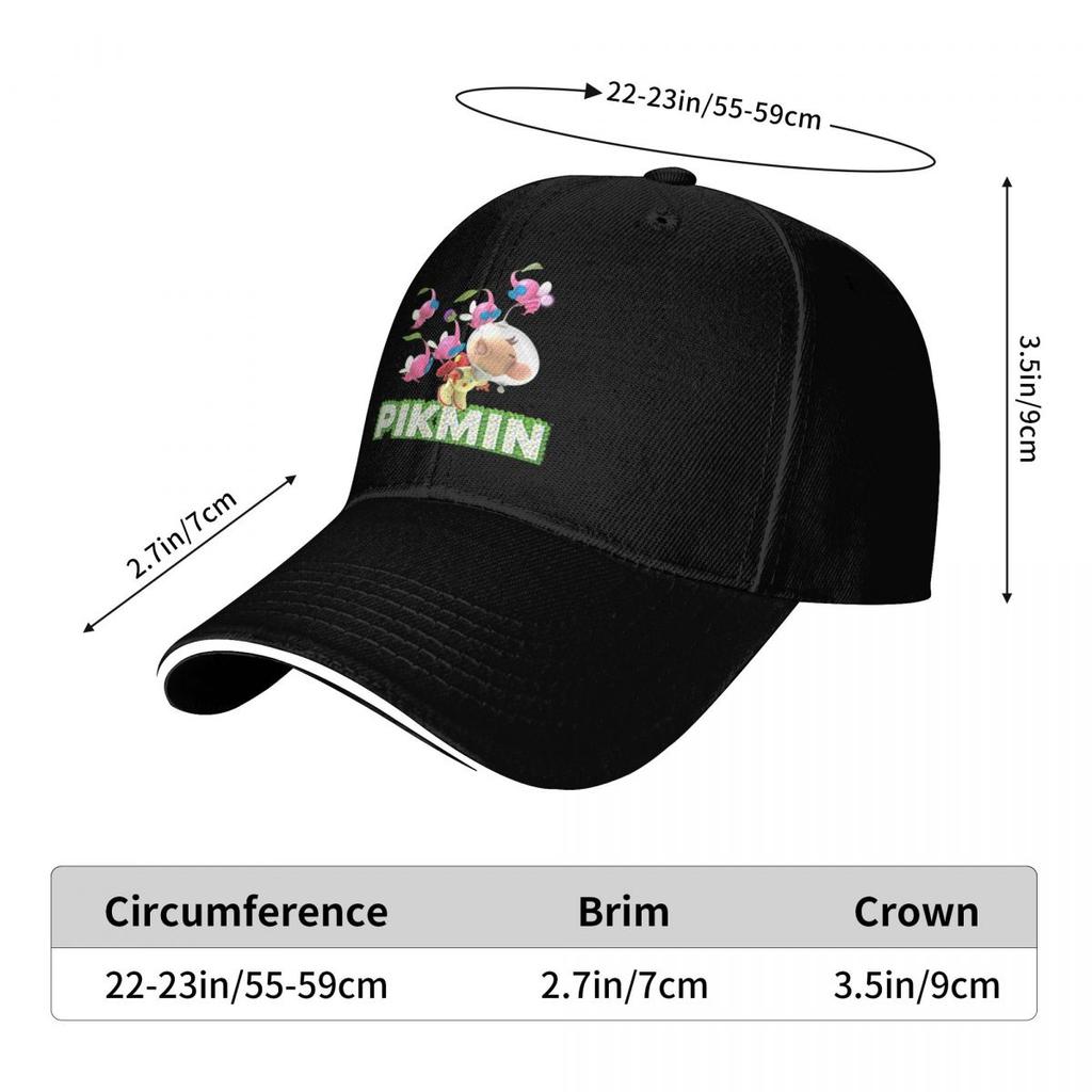 Baseball Caps Pikmin 4 Game Characters Funny Graphic Female Male Casual Spring Hats
