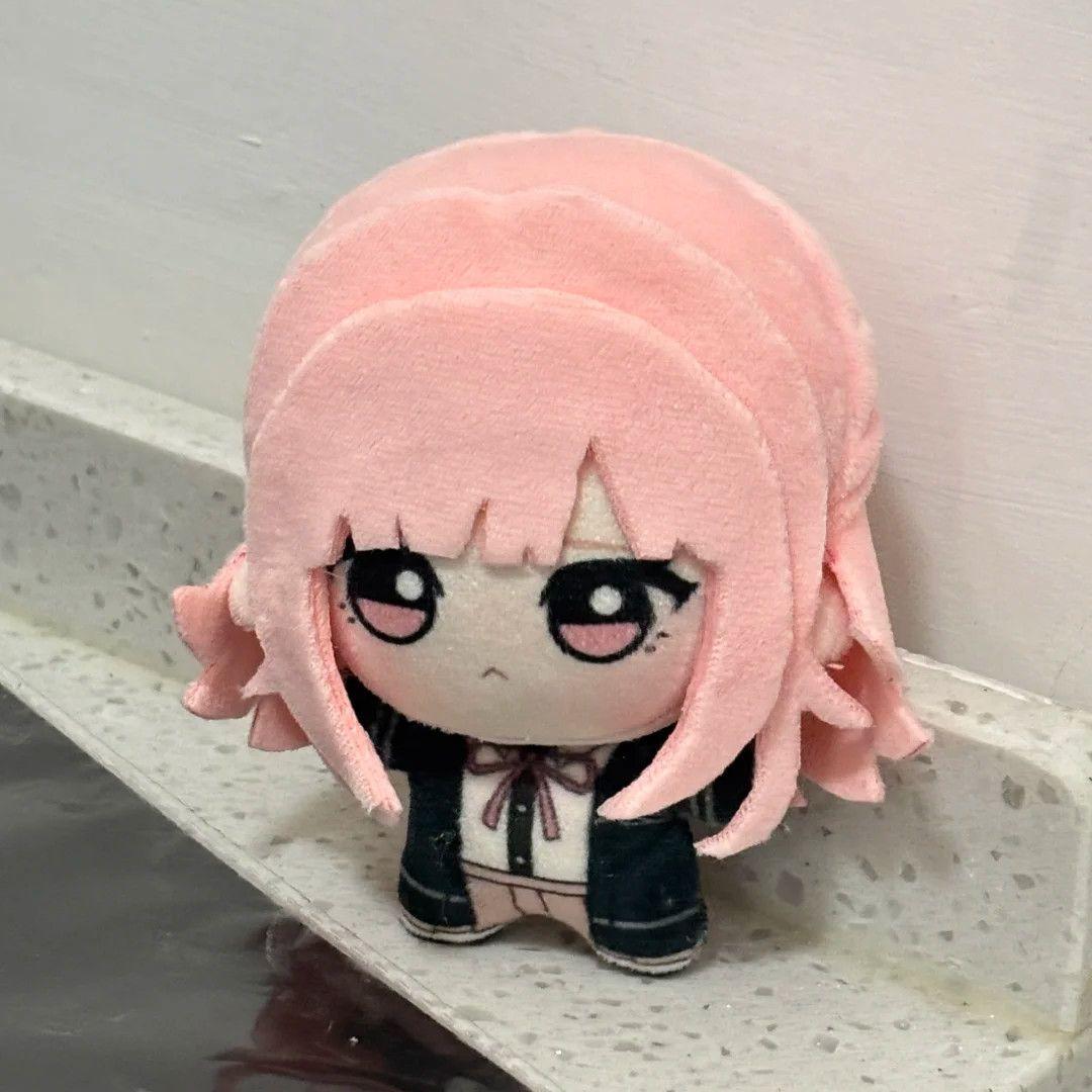 10cm Danganronpa Plüschtier Schlüsselanhänger Kirigiri Kyoko Nanami Chiaki Schlüsselanhänger Cosplay Plüschtier Körper Cartoon Requisiten Geschenk