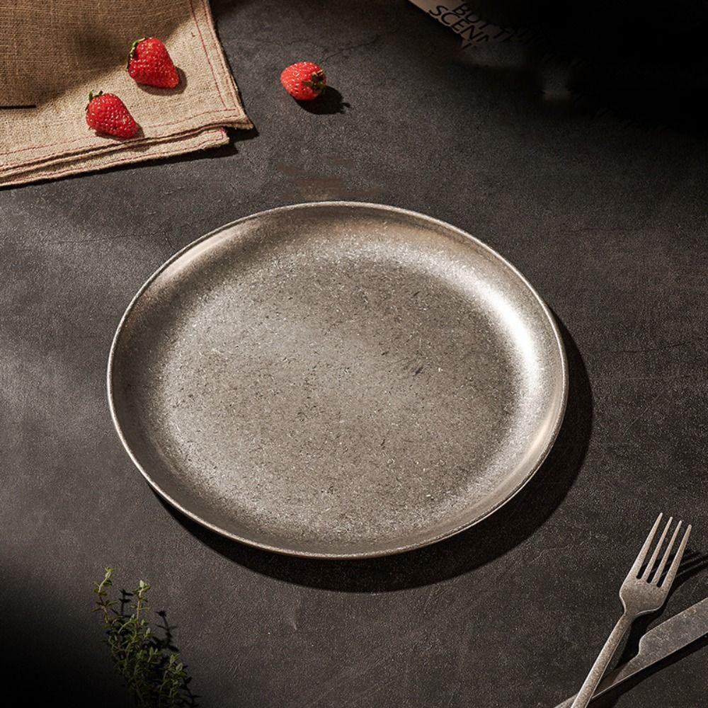 Vintage Sushi Plate Classical Western Dish Kitchen Organizer Storage Tray  Hotel Table