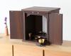 Mini Buddhist Altar Walnut Perfect for Prayer and Memorial WN "INORU" Color, Compact, Service,