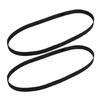 2Pcs 627 X 5 X 0.6mm Wide Flat Cassette Tape Machine Belt Assorted Common Belt