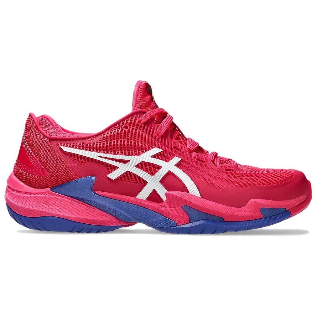 New Asics Court FF 3 Abrasion Resistant Low Top Tennis Shoes Women's Red 1042A220-700
