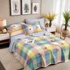 Thickened Coarse Cloth Bed Sheet - Single/Double, Dormitory Mattress Cover, Summer Mat, Old-Fashioned Style