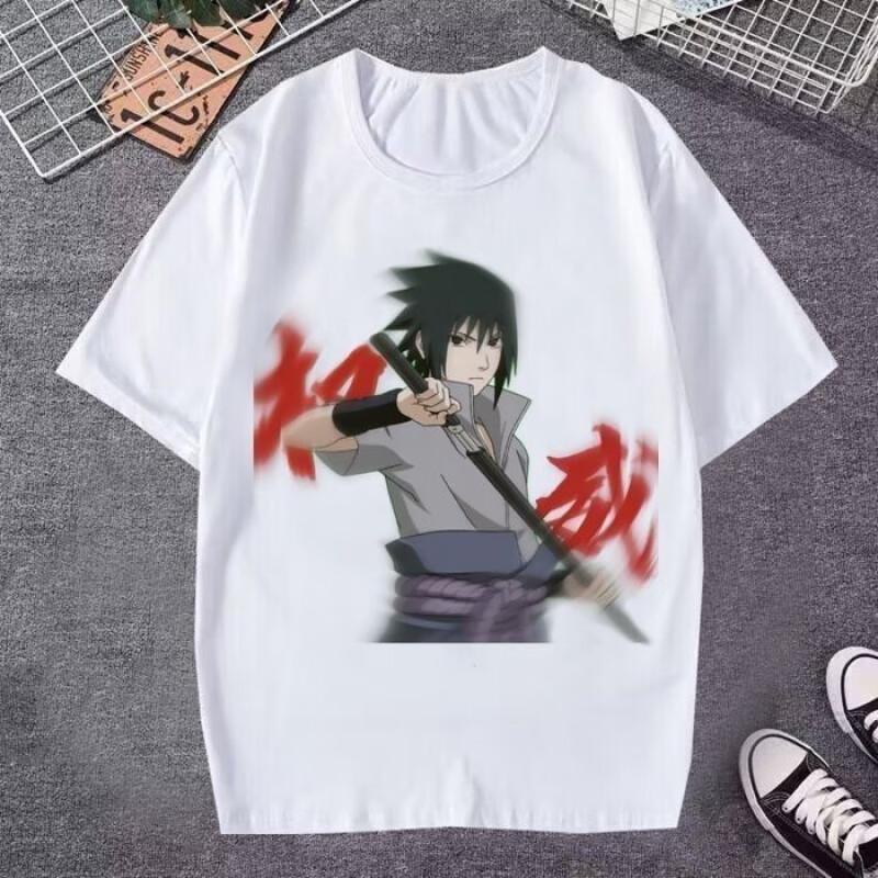Anime Naruto Cartoon Surrounding Childrens Tshirt Cotton Printing Parentchild Summer New Casual Breathable Short Sleeve