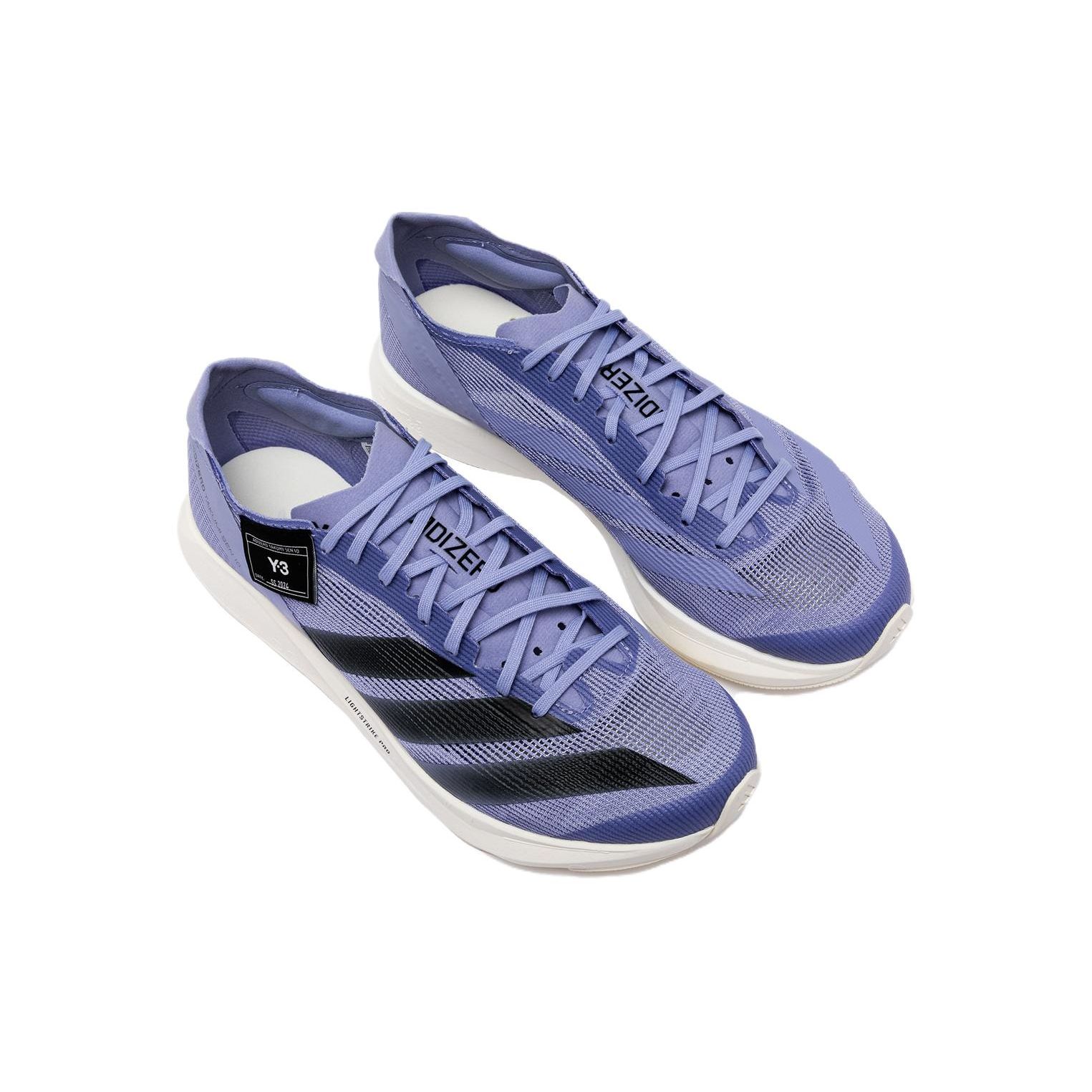 Adidas Y-3 Takumi Sen 10 Dust Purple Мужские кроссовки Off-White IF4290 40⅔ — фото 3