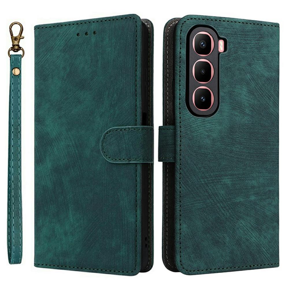 For Infinix Hot 60 Pro+ 4G X6886 Case Wallet RFID Blocking PU Leather Phone Cover Stand with Strap