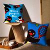 Cute P-Pingu Pillow Case Sofa and Living Room Decorative Cushion Covers Dust-proof and Mite-proof Invisible Zipper
