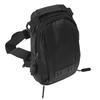 Man Hiking Sling Bag with Charging Cable Lightweight USB Port Pure Color Sling Bag for Travel Outdoors Black S