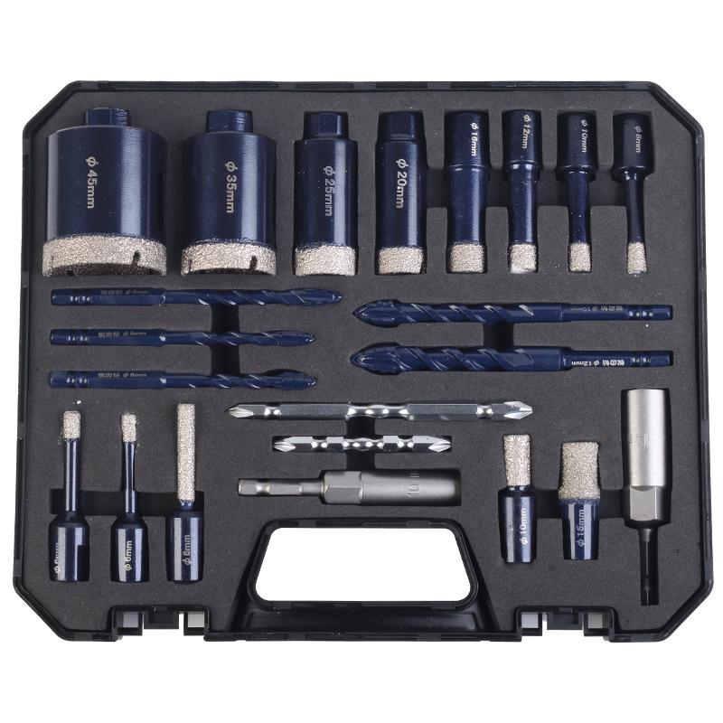 Tile Drilling Bits Set for Angle Grinders - Ceramic, Marble, Glass