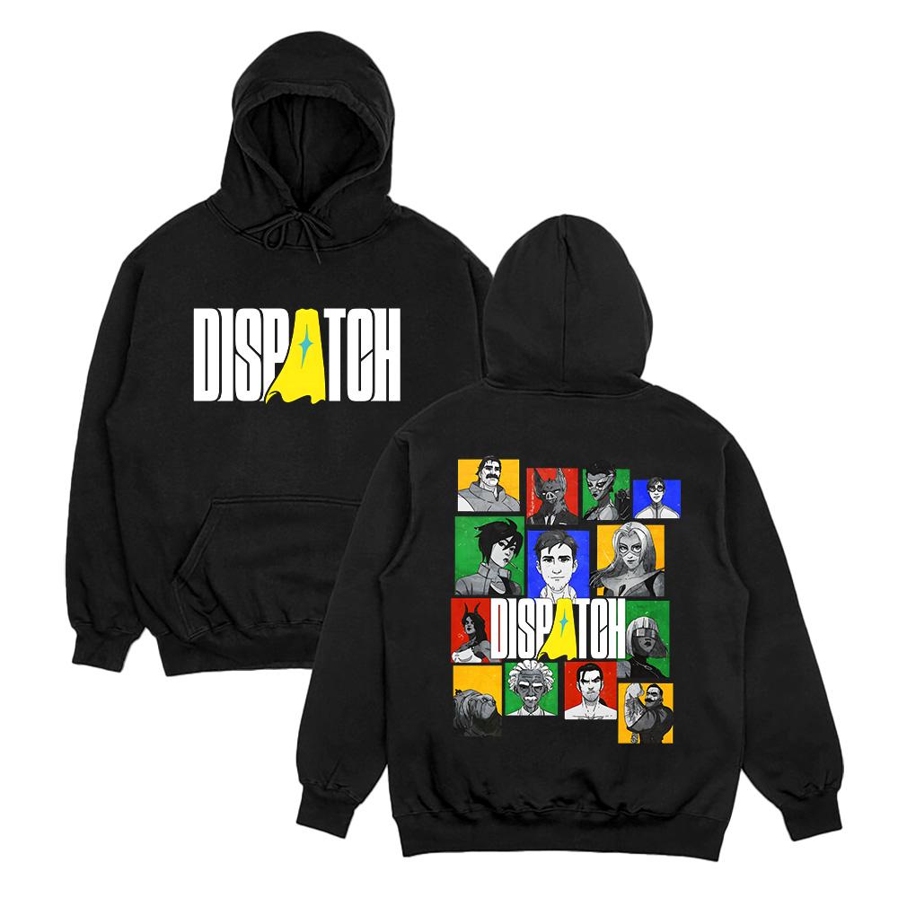 

Відправка Гра Мультяшна Графіка Вуличний Одяг Чоловічий та Жіночий Мода Хараджуку Толстовки з Довгим Рукавом Осінні Вільні Худі L чорний