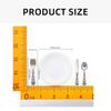 4Sets Miniature Kitchen Tableware Set Display Accessories for 1/12 Scale Dollhouses with Realistic Plates and Cutlery