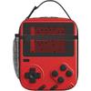 Sac à lunch isotherme inspiré du Gameboy rouge, boîte à lunch pour le travail, pique-nique, école, voyage, randonnée, plage ou pêche en polyester