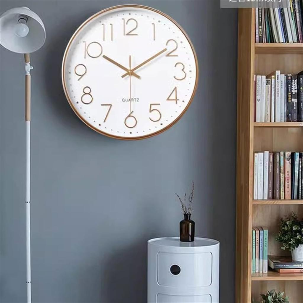 Minimalist Three-dimensional Digital Wall Clock Non-punching  Silent  Non-ticking Wall Clock for Kitchen Bedroom Study