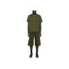 Polo Ralph Lauren Logo Single-Breasted Loose Short Sleeve Shirt Men Shirts Olive-Green 710966421-002
