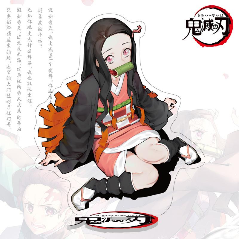 High Quality Anime Demon Slayer Kimetsu no Yaiba 1 40 Large Acrylic Stand Figure Display Statue Kamado Tanjiro Nezuko Merchandise