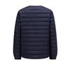 Men's Two-Opening Stand-Up Collar Lightweight Down Jacket - Warm White Duck Down for Autumn/Winter