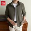 Hongdou Men's Stand-Collar Business Casual Jacket