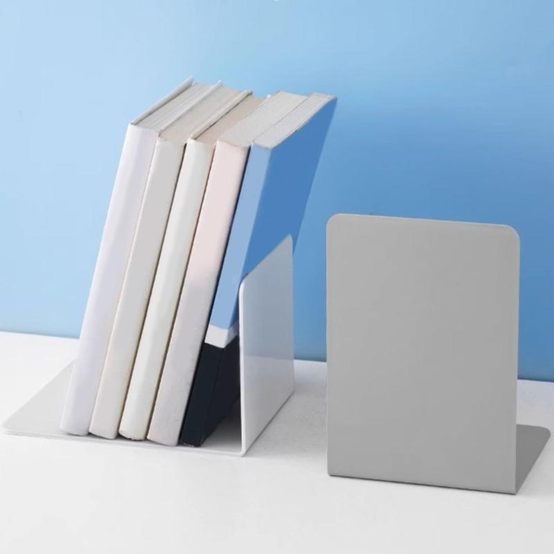 1 Piece Multifunctional Book End Book Stoppers Desk Bookshelf Practical Book Holders Shelf Decorative Bookends Book Support Rack