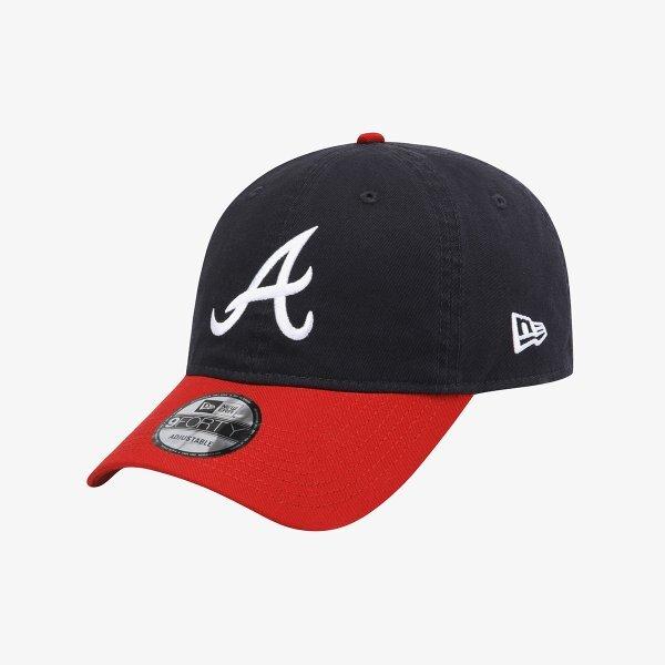 New Era Atlanta Braves Basic Tone Unstructured Ballcap Navy 15216770