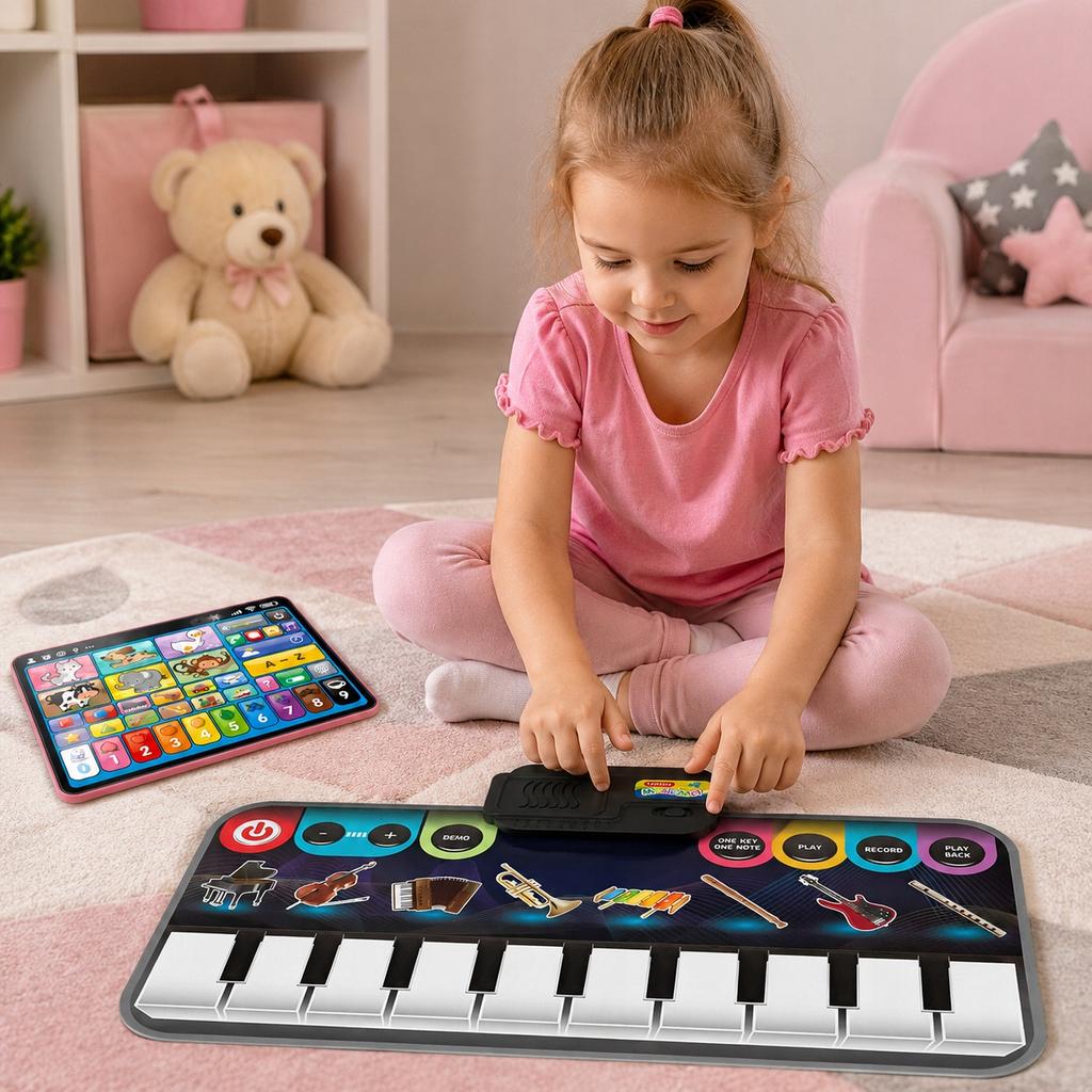 [PACZB] Set 2 in 1 educational mat 60x30cm + interactive tablet for children (Z3209+Z3498R) Z3209Z