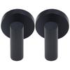 2 PCS Stainless Steel Towel Hook Black Coat Hook Stable Robe Hook  Door Hanging