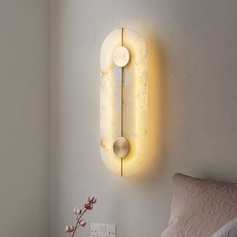 2025 Nordic Luxury Marble-Copper Wall & Bedside Lamp