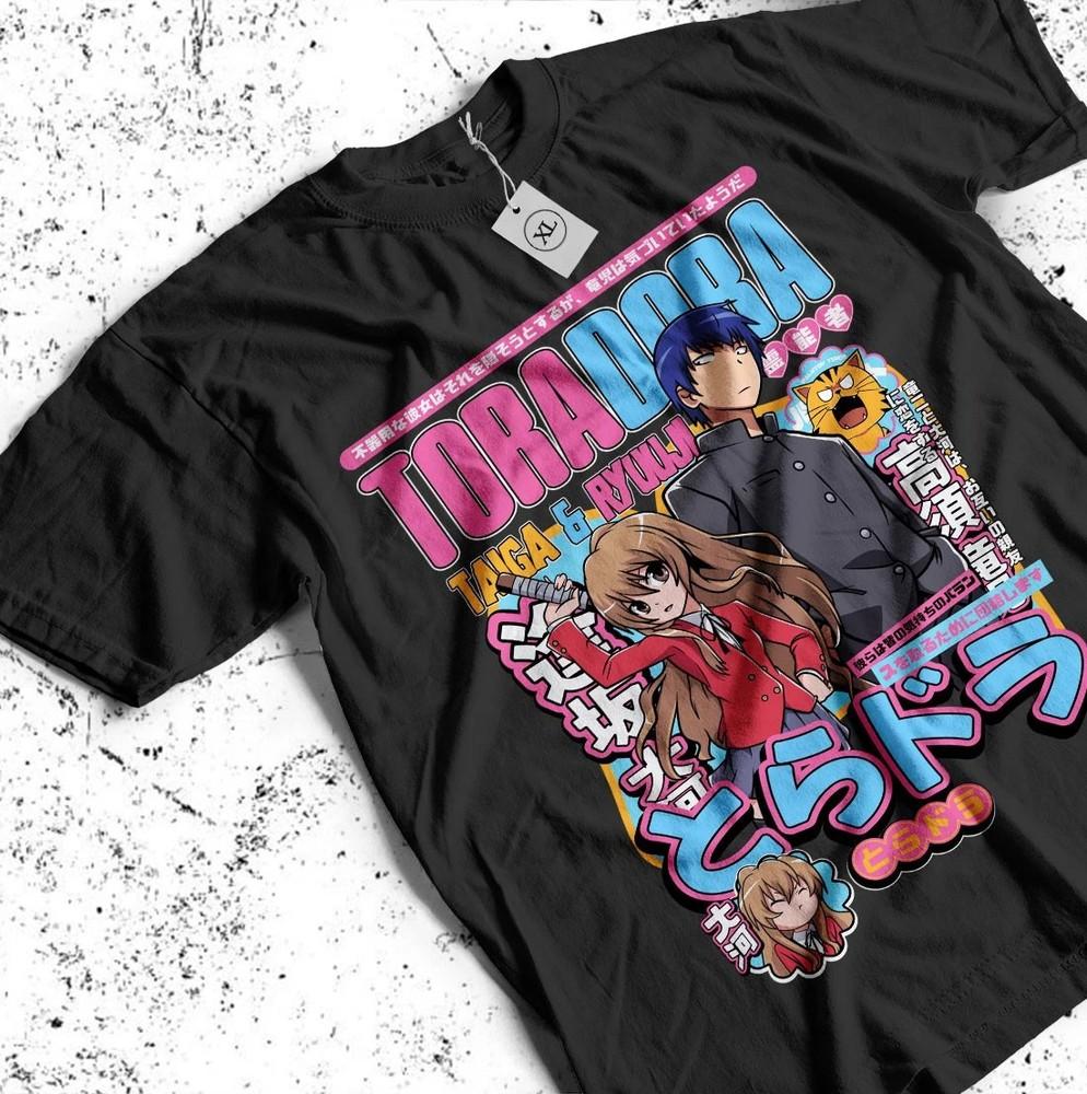 

Toradora Taiga Ryuuji Aisaka Takasu Kawaii Anime Tee Gif All Size Unisex T-Shirt XXL