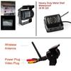 Universal 12V-24V 4.3" HD Wireless LCD Monitor Rear View System +Wireless 18 LED