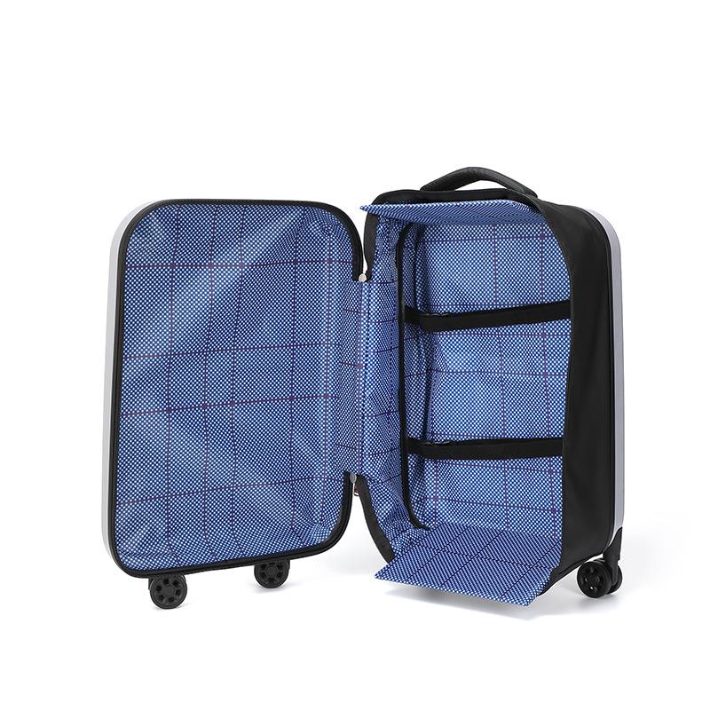 Lightweight Foldable Suitcase with Universal Wheels for Business Travel