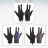 1Pc Left Hand Billiards Glove Three Finger Snooker Billiard Glove Non Slip Stickers Elasticity Billiard Training Gloves