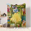 1Pc Snow White Seven Dwarfs Blanket Soft And Comfortable Casual Warm Camping Travel Christmas Halloween Xmas Gift M924461