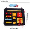Early Educational Practice Hands-on Ability Busy Board Montessori Activity Board  Kindergarten