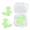 Durable Earplugs Classic Delicate Texture 1 Pair Waterproof Soft Earplugs Silicone Portable Ear Plugs Swimming Accessories