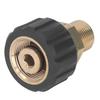 Pressure Washer Adapter Gun Hose Connector 5000PSI Replacement Parts Accessories Male G3/8 To Female M22 14mm