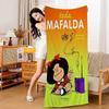 Cute Cartoon M-Mafalda Bath Towel Microfiber Soft Water Absorbing Breathable For Girl Kids Decorative Cartoon Beach Towel
