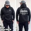 GENUINE Dickies Men's Fleece-Lined Pullover Hoodie with Back Print, Anti-Pilling, and Hoodie, Sizes M, L, and XL, 10001729 (JP, Alphabet, L, BLACK)