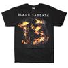 Men's Black Sabbath 13 Flames Tee T-shirt Black