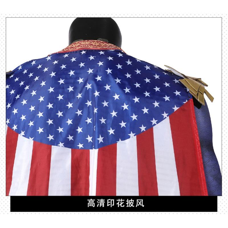 Homelander Full Cosplay Set, The Boys Season 3 Movie Character Stage Performance Outfit