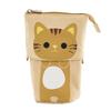 Retractable Pencil Case Kawaii Diy Printed Pen Case Large Capacity Pen Holder Stationery Storage Pencil Bag
