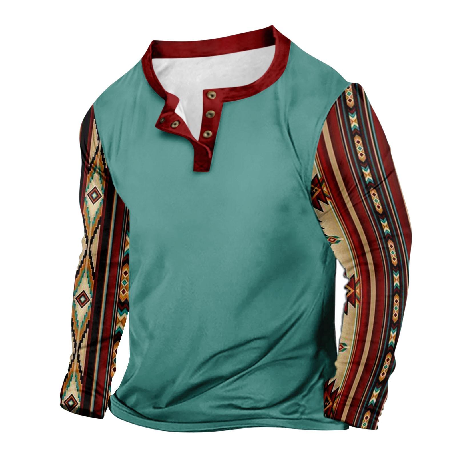 

Мужская уличная винтажная модная спортивная футболка с v-образным вырезом и длинным рукавом M циан