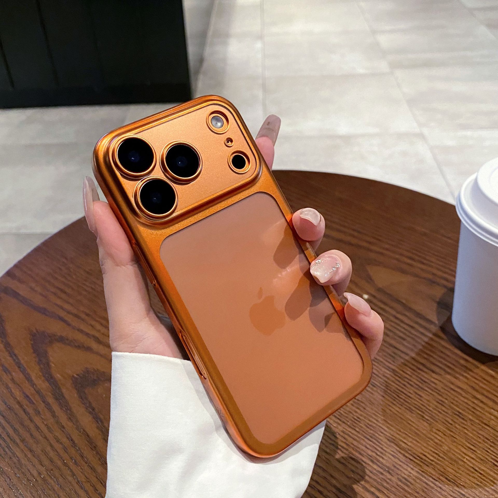 

Для iPhone 17 PROMAX Чехол для телефона Матовое гальваническое покрытие для Apple 16 Ощущение кожи Ультратонкий 15 Все включено Взрывозащищенный Жесткий чехол For iPhone12Promax