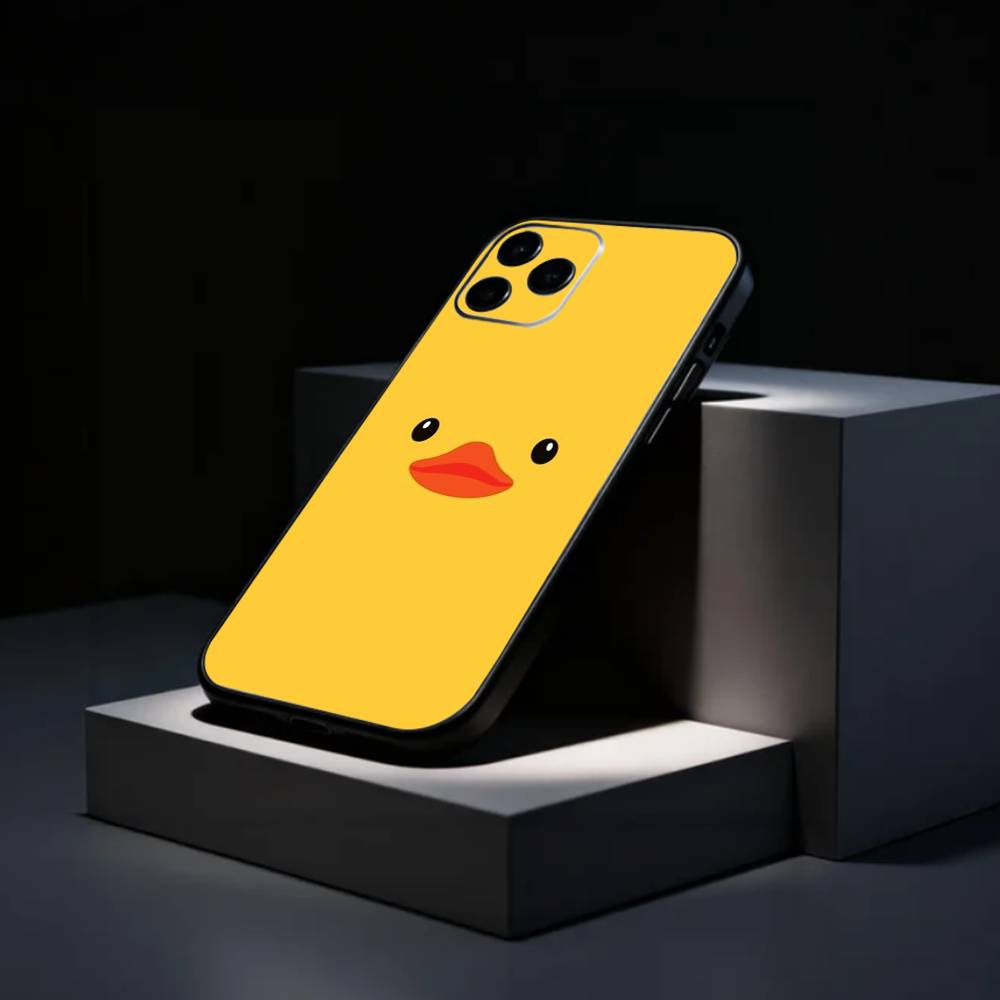 Lovely Yellow D-Duck   Phone Case Silicone Soft For IPhone 17 16 15 14 13 12 11 X XR Plus Pro Max Plus