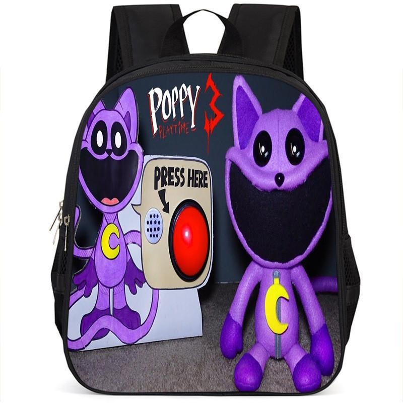 Adorable Catnap Poppy Playtime Backpack For Kids And Students Oxford Fabric