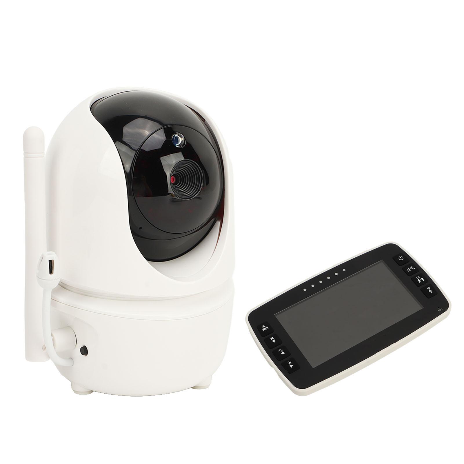 

SM43A Відеоняня Бездротова Відеоняня з Камерою Головка-Куля Обертання Виявлення Температури в Кімнаті Двостороння Розмова