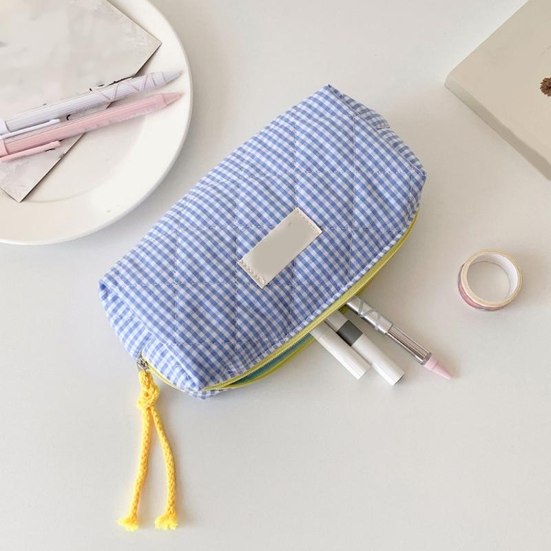 Pencil Case 7.5x3.5x2.4In for Student Girl Women Large Pen Bag Zippered Pen Pouches Travel Cosmetic Storage Bag